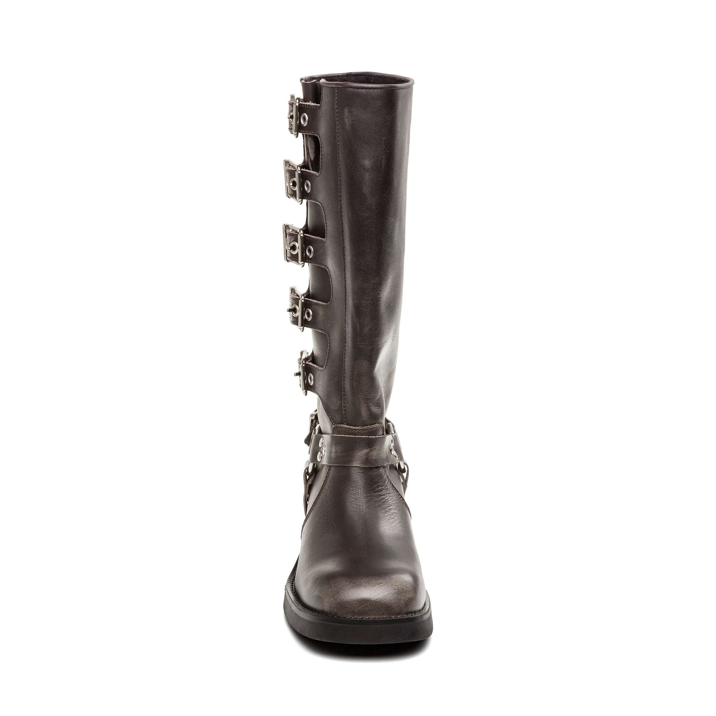 Battle Boot Donkergrijs Leer - Image 3