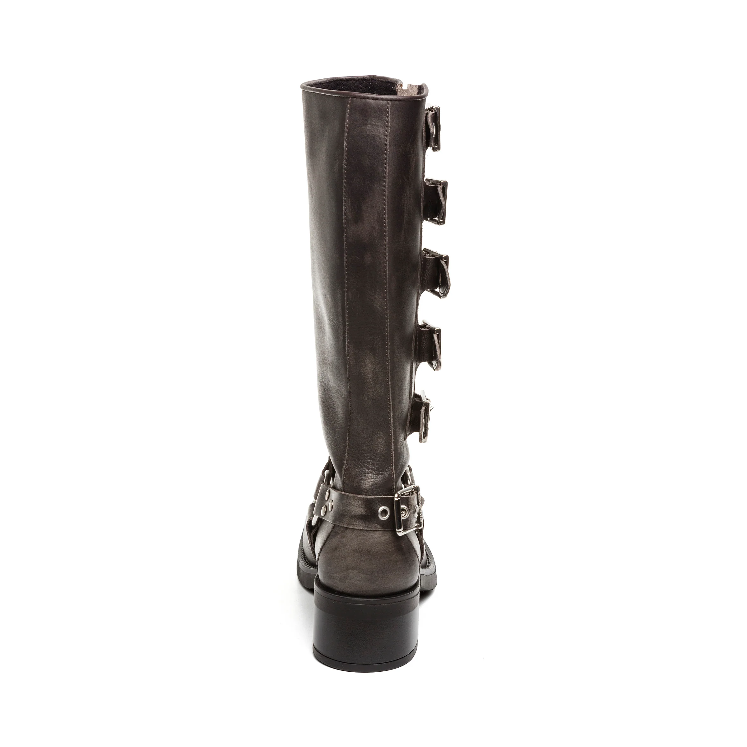 Battle Boot Donkergrijs Leer - Image 4