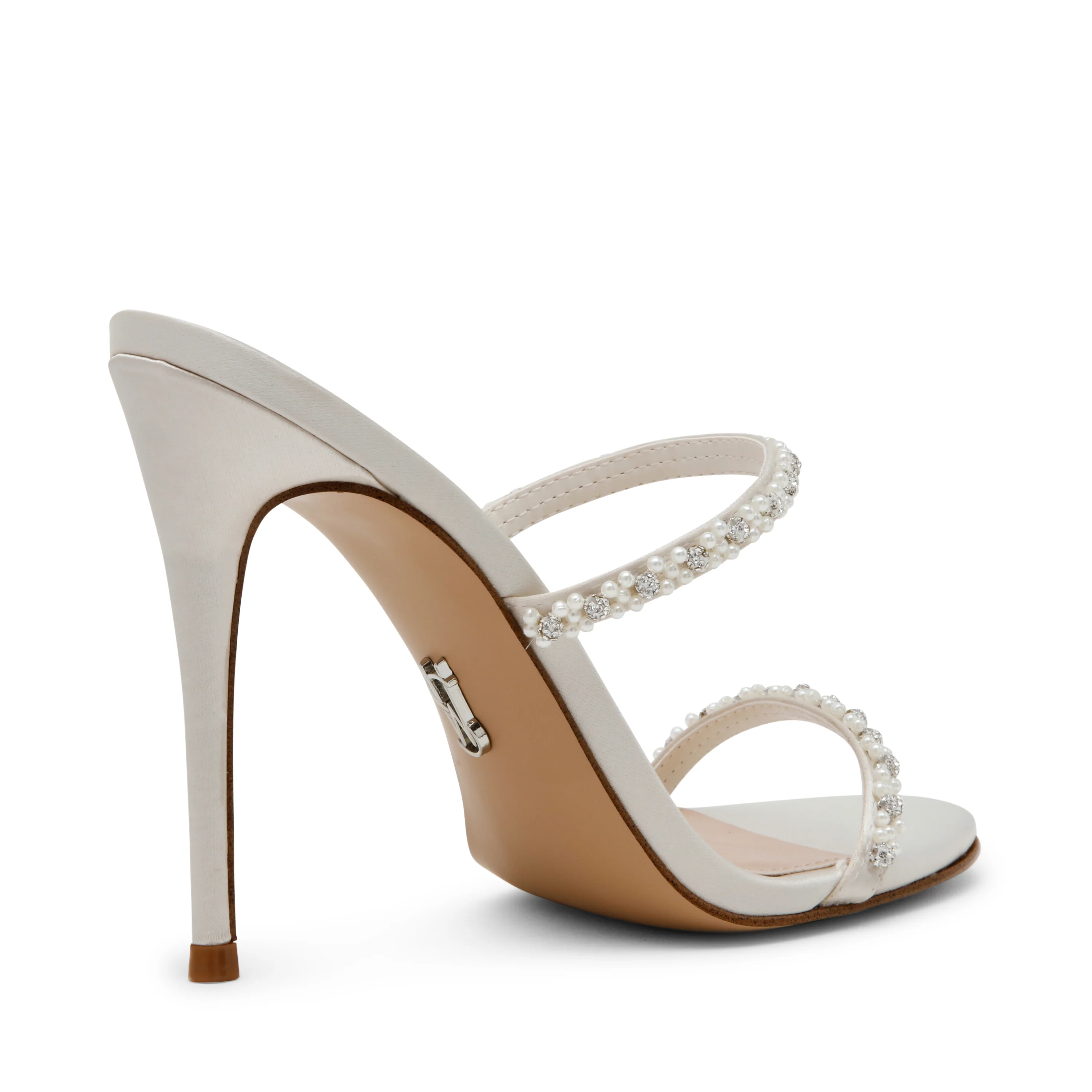 Bethani Sandal IVORY SATIN - Image 4