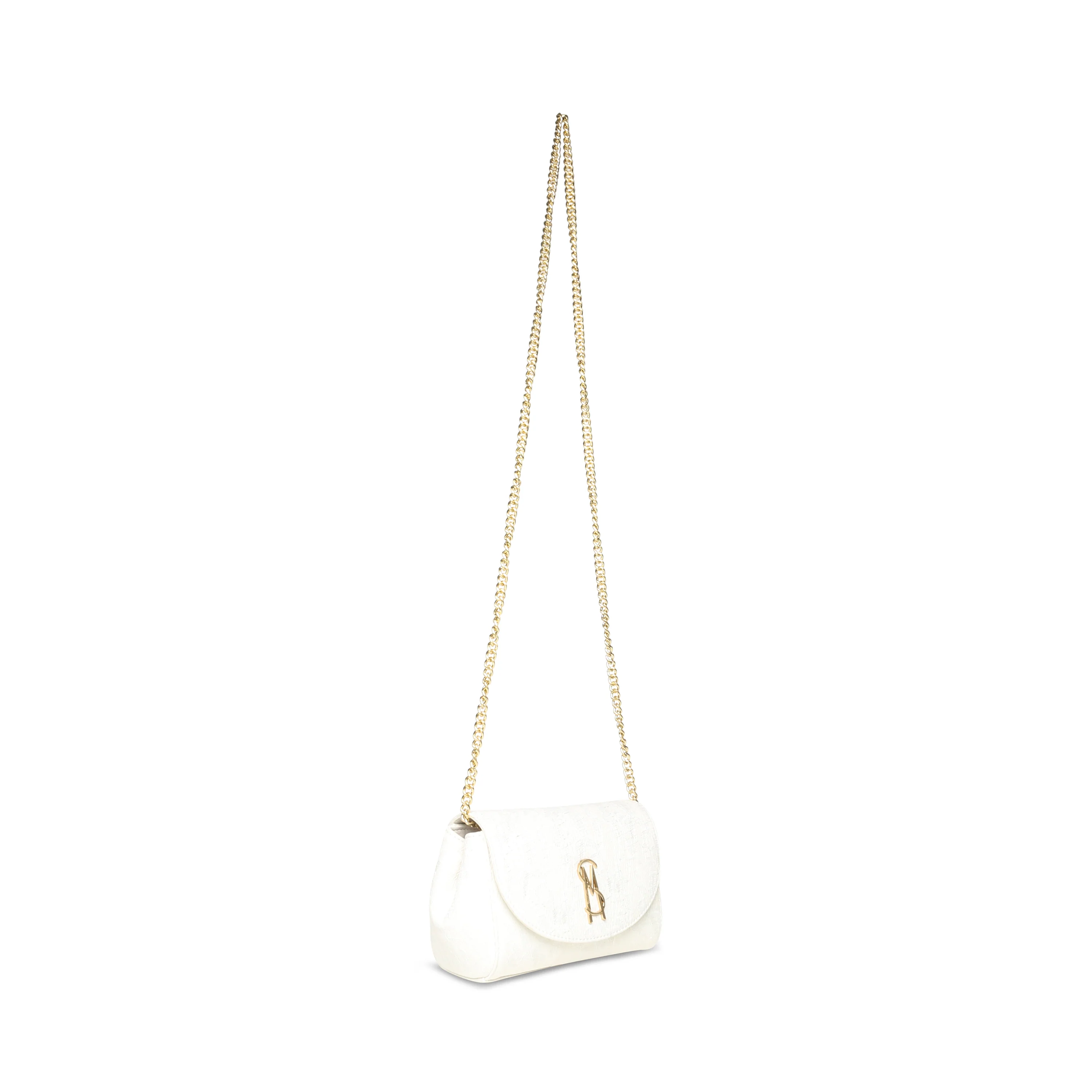 Bnylah Bag WHT/GLD - Image 2