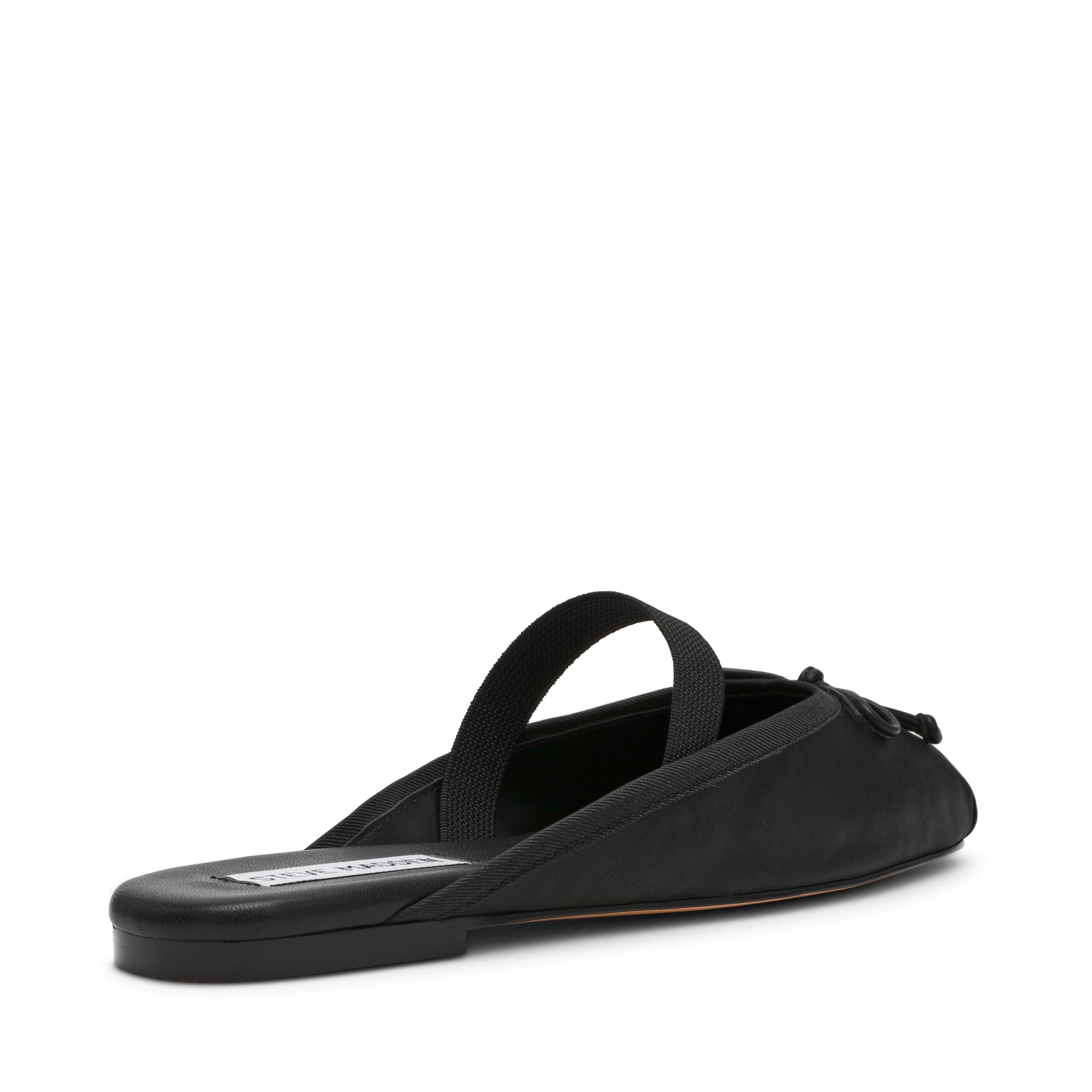 Cutesy Flat Shoe BLK SATIN - Image 5