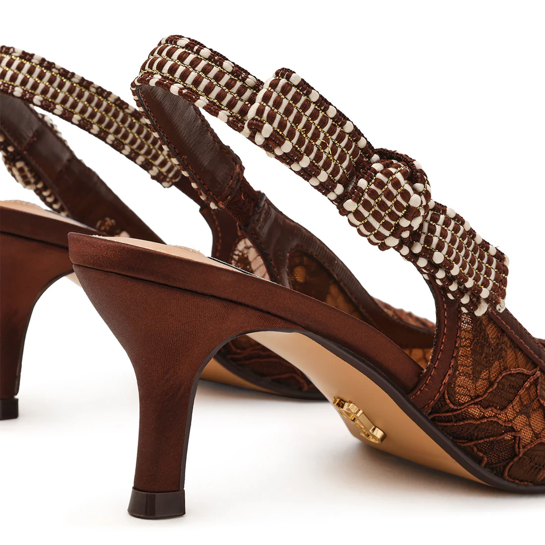 Ensemble Pump BROWN LACE - Image 5