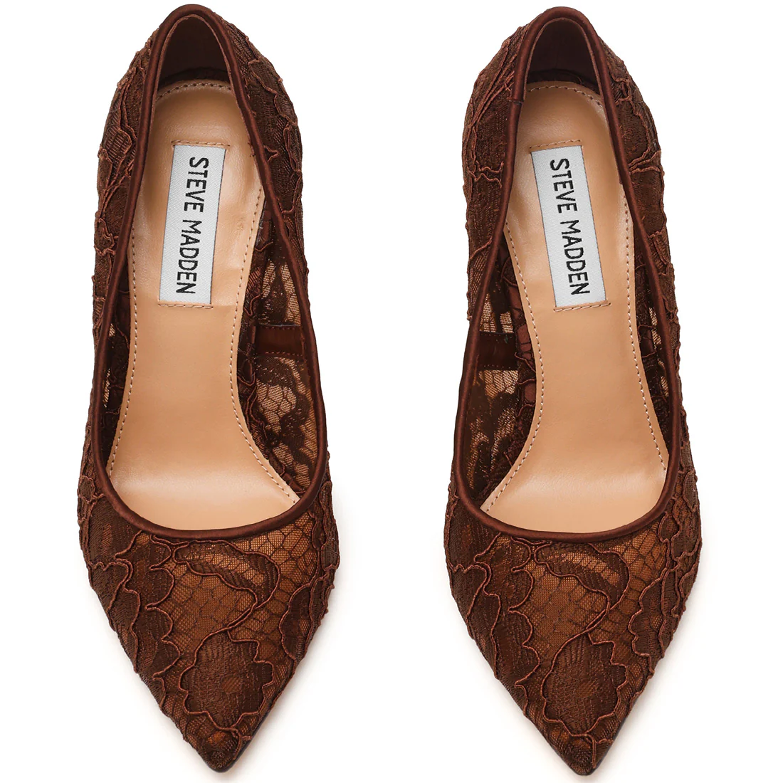 Evelyn-L Pump BROWN LACE - Image 4