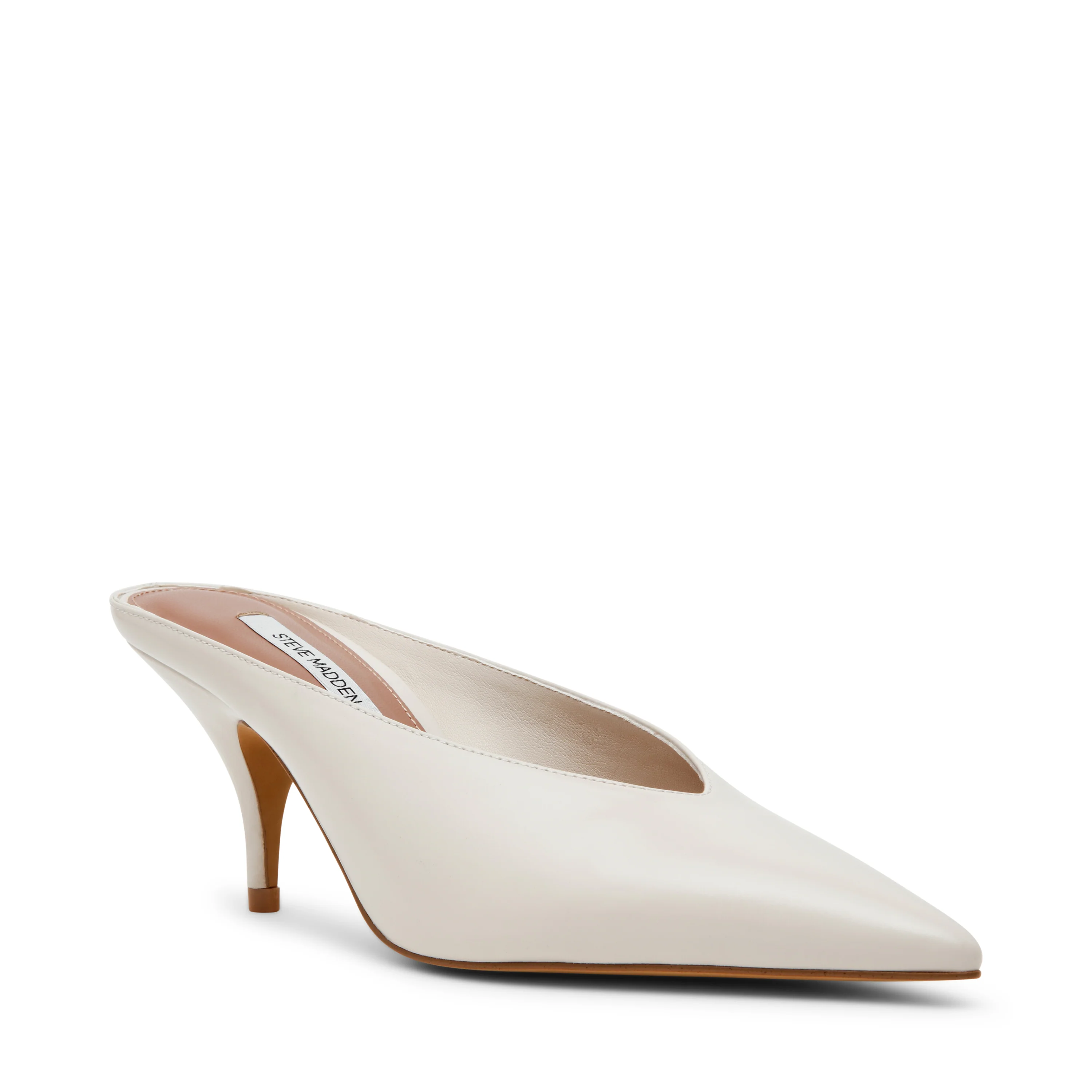 Fonza Mule WHITE LEATHER - Image 2