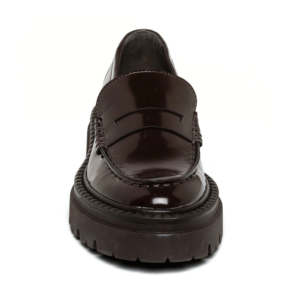Katja Flat Shoe BROWN BOX - Image 3