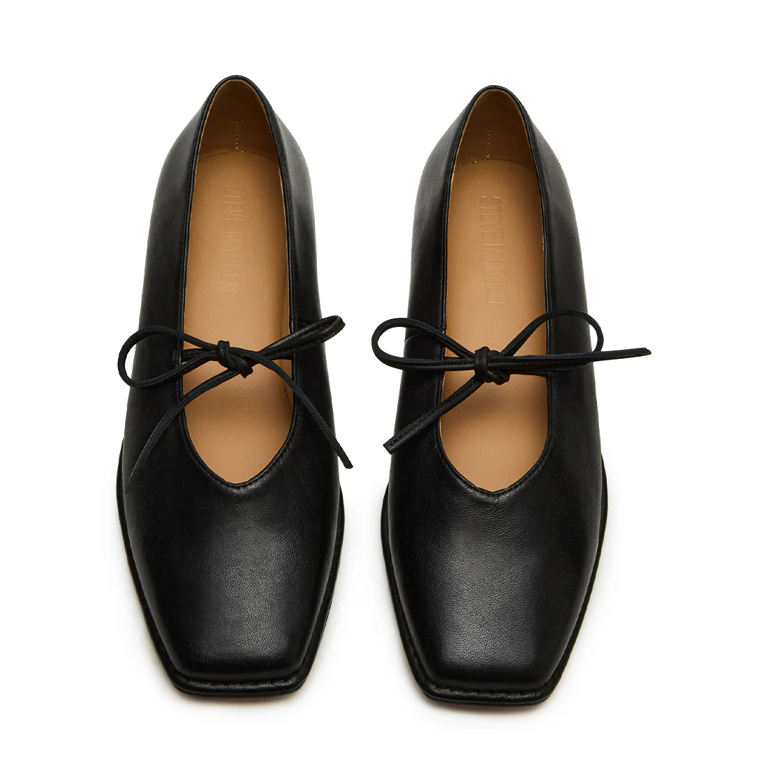 Lola Flat Shoe BLACK LEATHER - Image 3