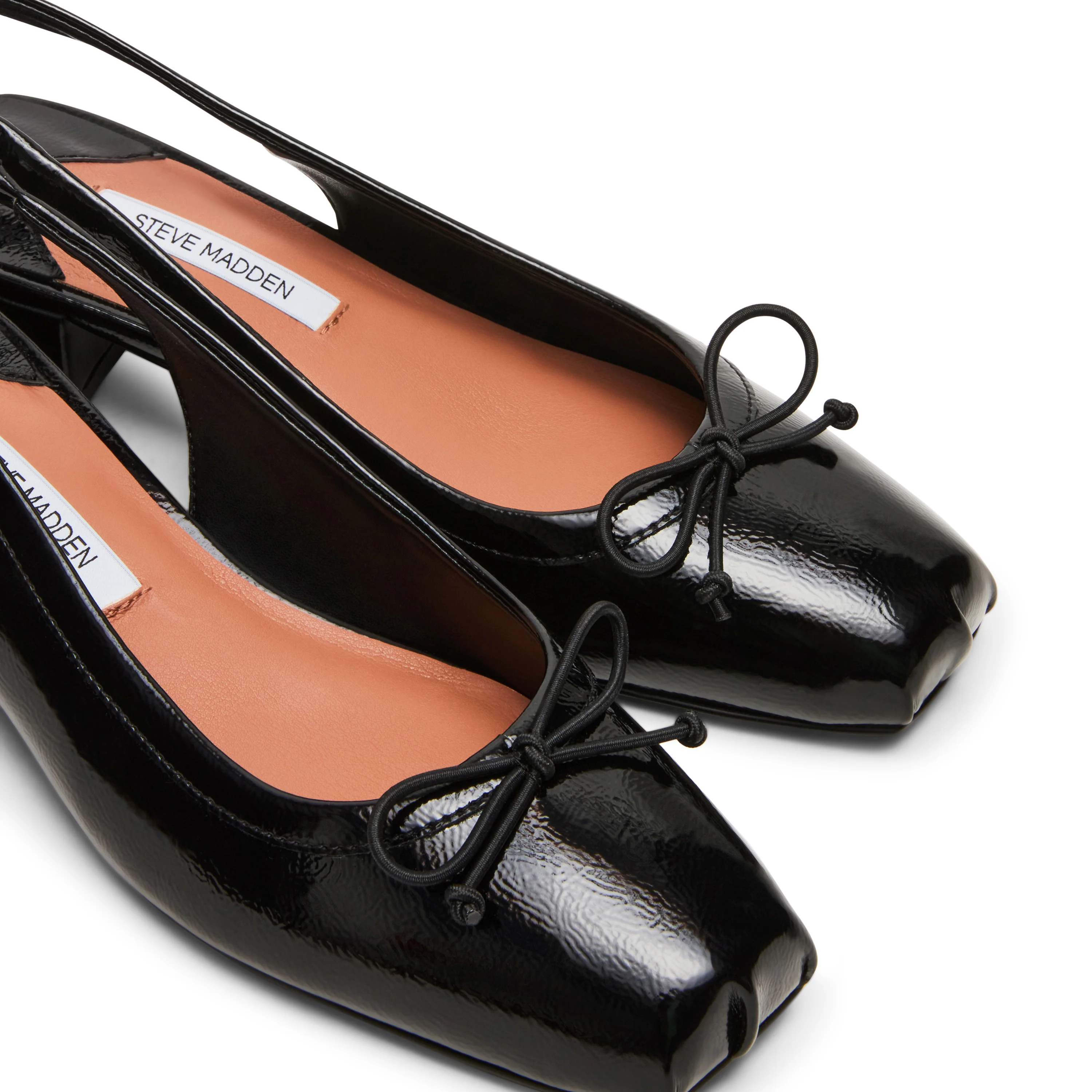 Loved Flat Shoe BLACK CRINKLE PATENT - Image 5