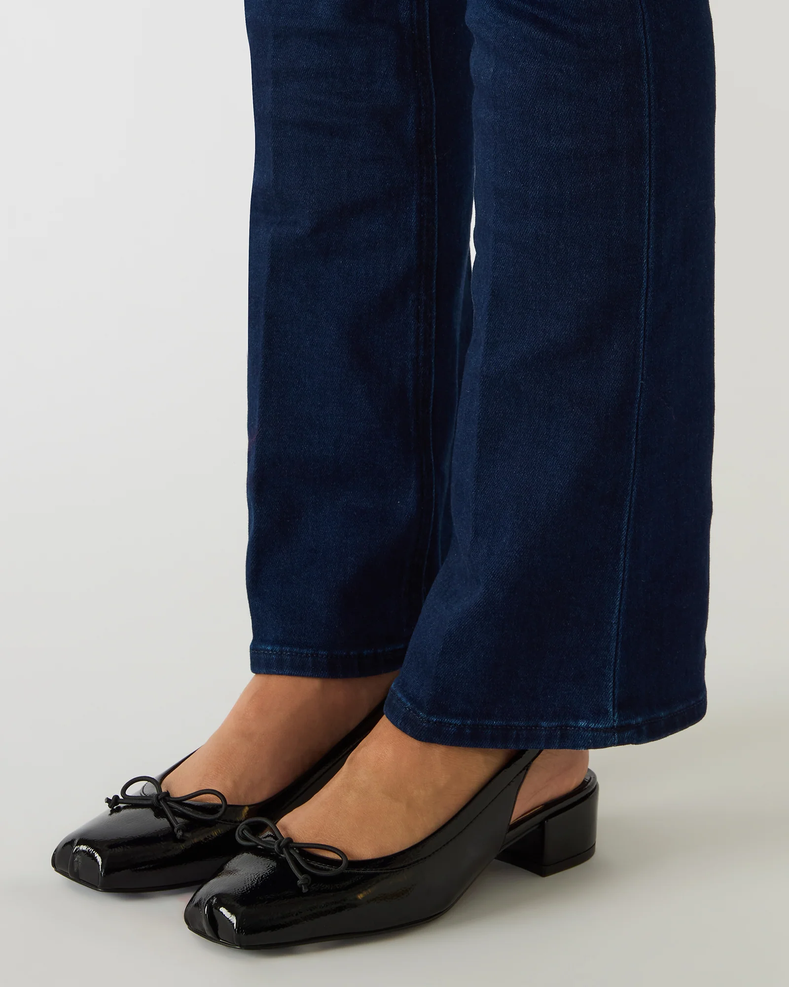 Loved Flat Shoe BLACK CRINKLE PATENT - Image 6