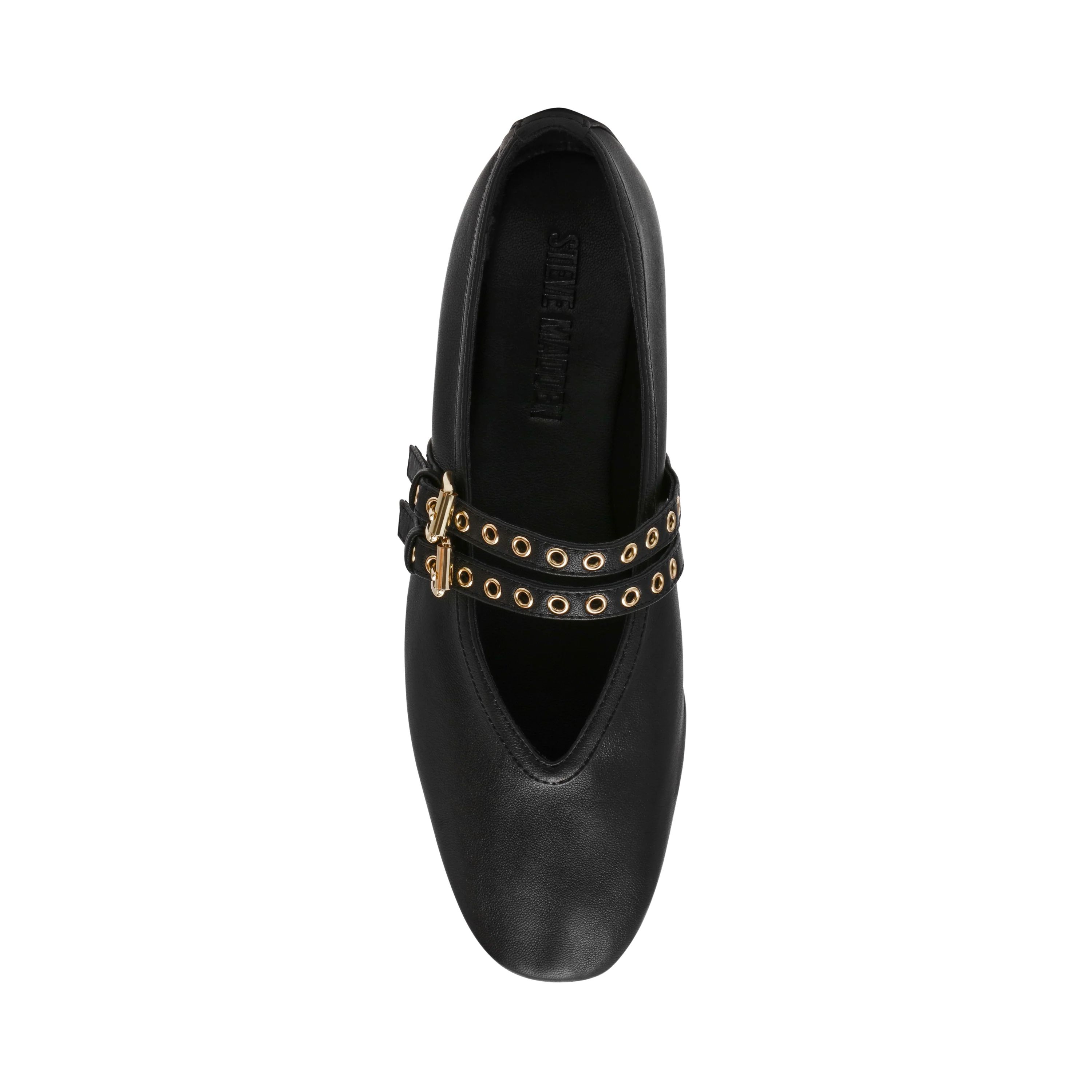 Lydia Flat Shoe BLACK LEATHER - Image 6
