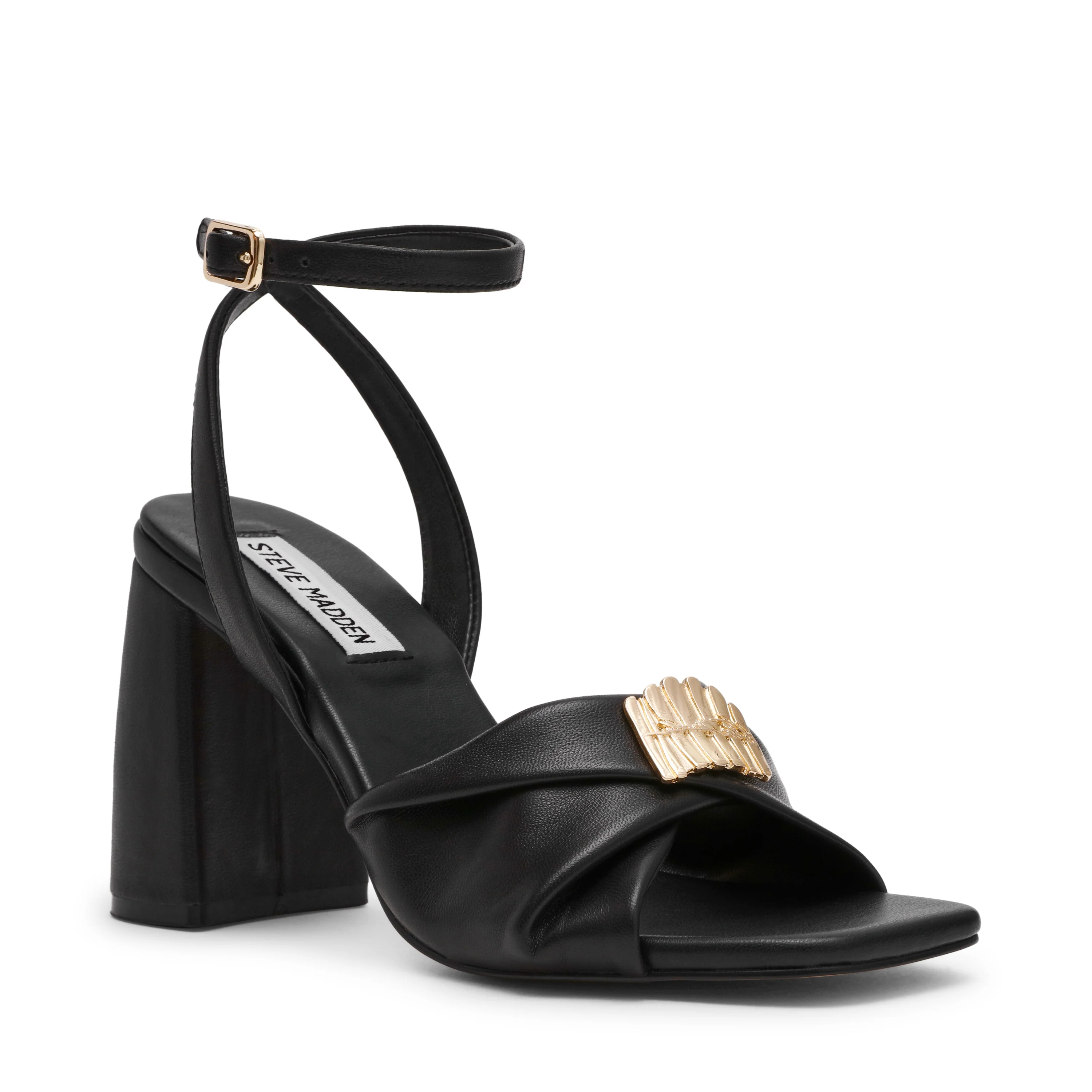Montage Sandal BLACK LEATHER - Image 2