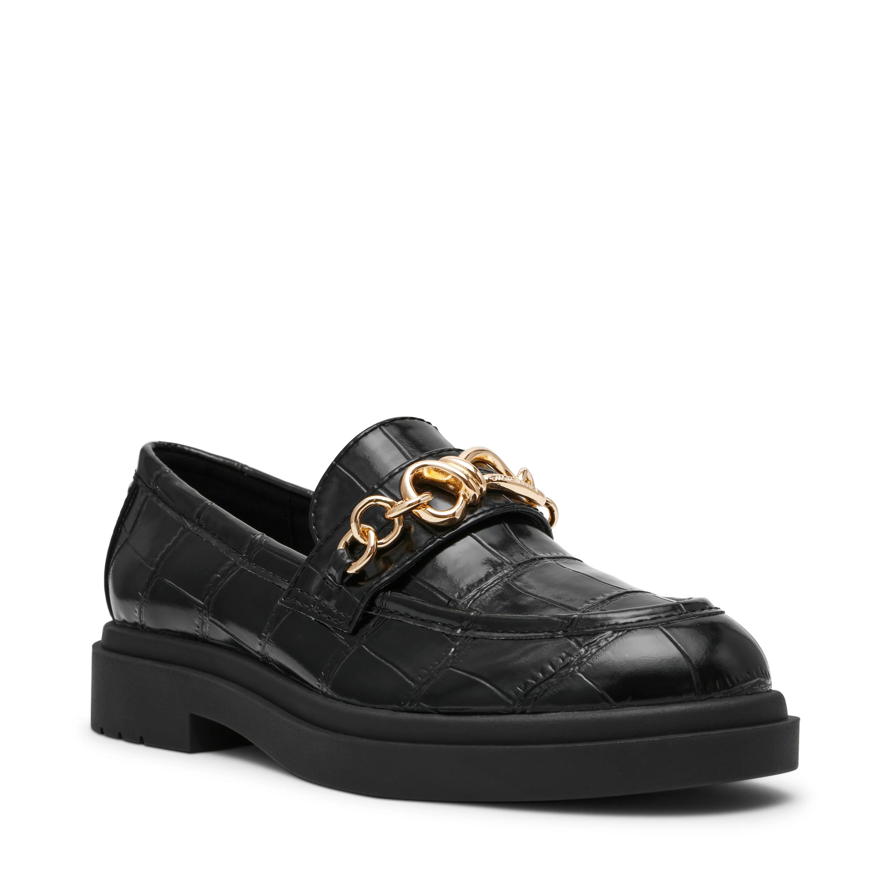 Pre-Launch Flat Shoe BLACK CROC - Image 2