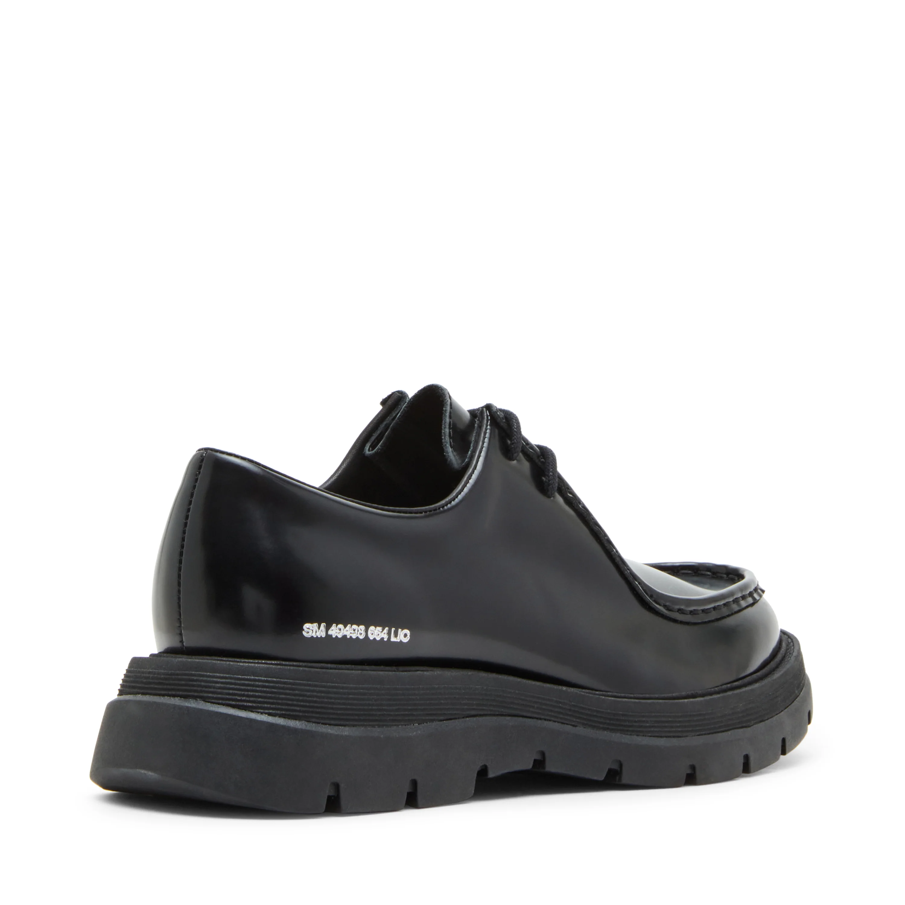 Reice Casual Shoe BLACK LEATHER - Image 5