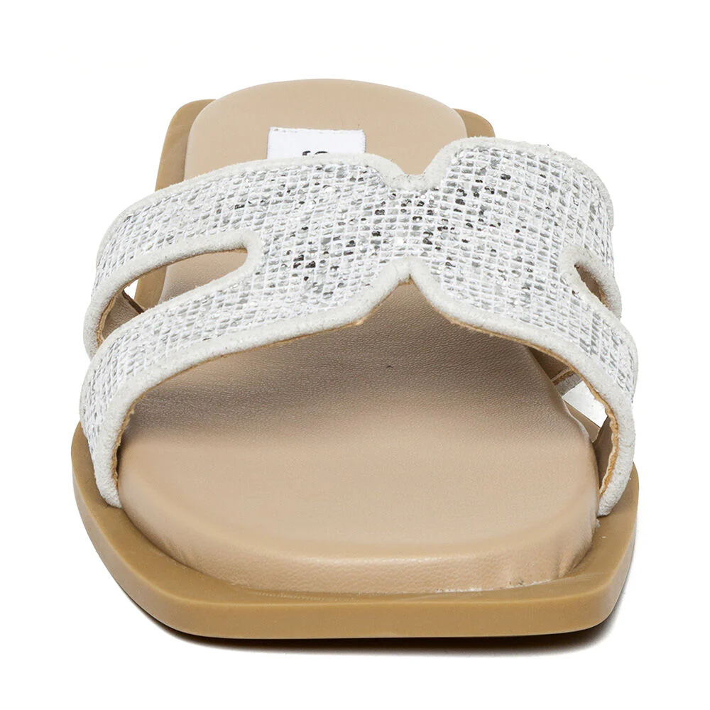 Sofia Slide SILVER GLITTER - Image 3