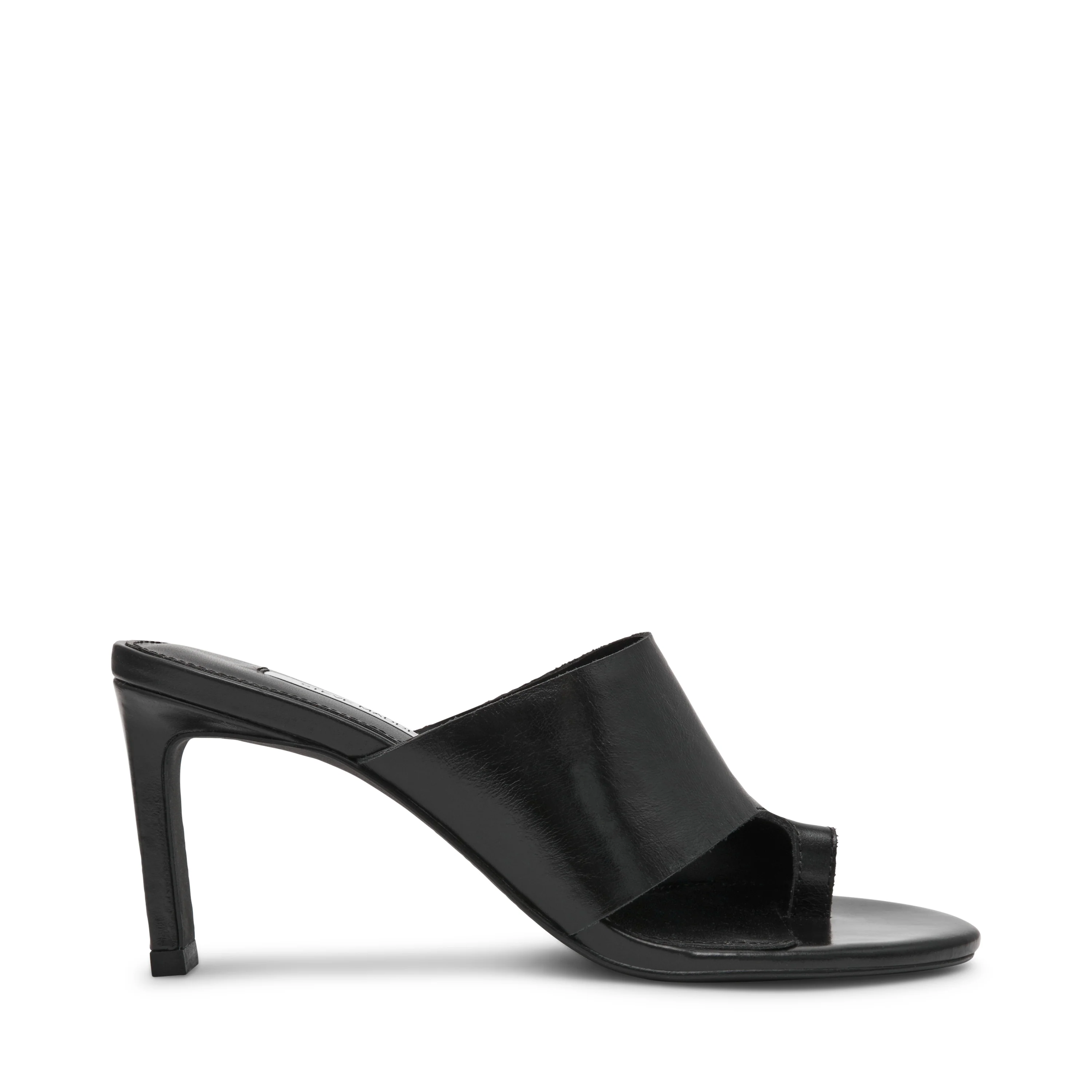 Valentin Sandal BLACK LEATHER